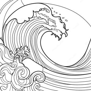 Ogromna Fala Tsunami Kolorowanka 21033-19441