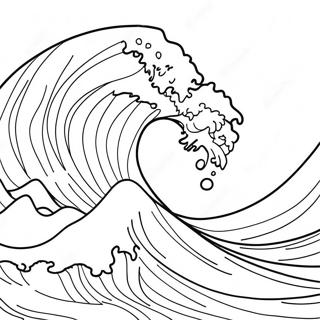 Ogromna Fala Tsunami Kolorowanka 21033-19442