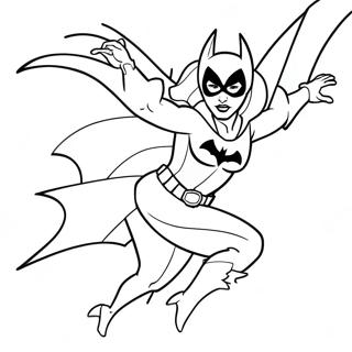 Batgirl W Akcji Kolorowanka 21083-19478