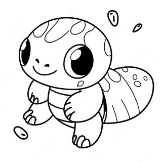 Uroczy Squirtle Plywajacy Kolorowanka 2112-1734