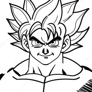 Kolorowanka Goku Super Saiyan Blue 21312-19660