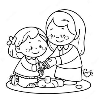 Kolorowanka Z Cieplymi Aktywnosciami Zyczliwosci 21473-19936