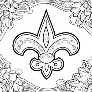 Kolorowanka Logo New Orleans Saints 21832-20218