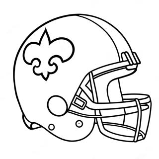 Kolorowanka Logo New Orleans Saints 21832-20219