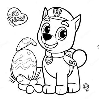 Kolorowanka Paw Patrol Na Wielkanoc 21872-20251