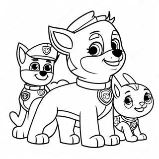 Kolorowanka Paw Patrol Na Wielkanoc 21872-20252