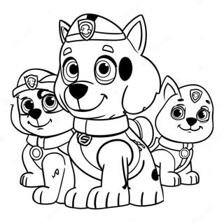 Urocze Postacie Paw Patrol Kolorowanka Wielkanocna 21873-20253