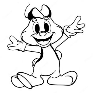 Yakko Warner W Zabawnej Pozie Kolorowanka 21893-20269