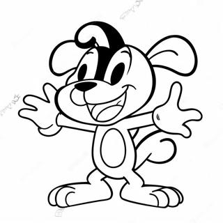 Yakko Warner W Zabawnej Pozie Kolorowanka 21893-20271