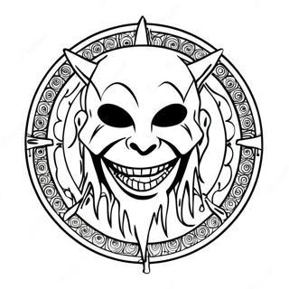 Kolorowanka Z Logo Slipknot 21922-20290