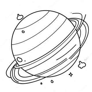 Kolorowanka Z Kolorowym Saturnem 22784-20965