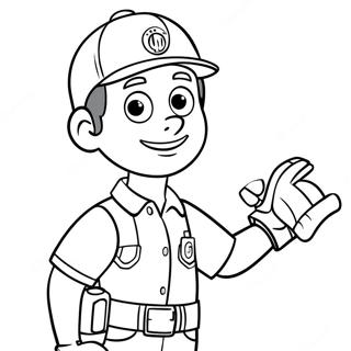 Kolorowanka Z Handy Manny 22803-20978