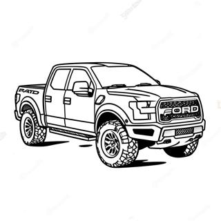 Kolorowanka Ford Raptor W Terenie 23003-21140