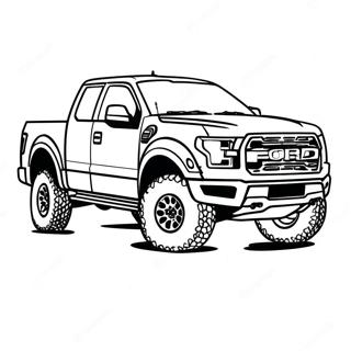 Kolorowanka Ford Raptor W Akcji 23004-21144