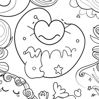 Kolorowanka Kocham Cie Do Ksiezyca I Z Powrotem W Bajkowym Stylu 23474-21692