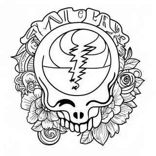 Kolorowanka Z Logo Grateful Dead 23513-21547