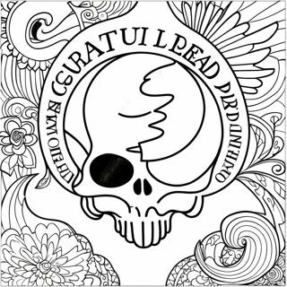 Kolorowanka Z Logo Grateful Dead 23513-21717