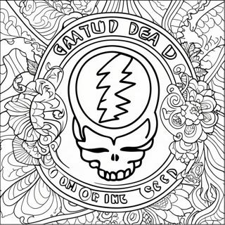 Kolorowanka Z Logo Grateful Dead 23513-21718