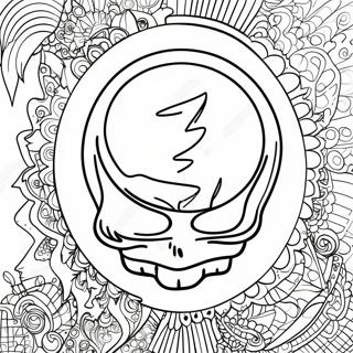 Kolorowanka Z Logo Grateful Dead 23513-21719