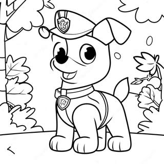 Paw Patrol Święto Dziękczynienia Kolorowanki