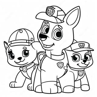 Kolorowanka Paw Patrol Na Swieto Dziekczynienia 23553-21580