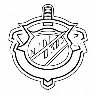 Kolorowanka Logo Nhl 23683-21856