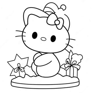 Karta Kolorowanka Wesolych Swiat Z Hello Kitty 23873-22008