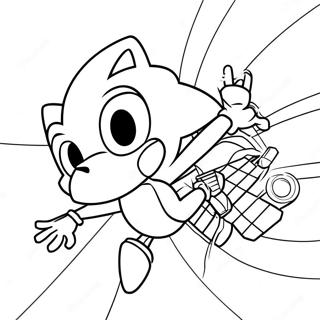 Sonic Spiderman Kolorowanki