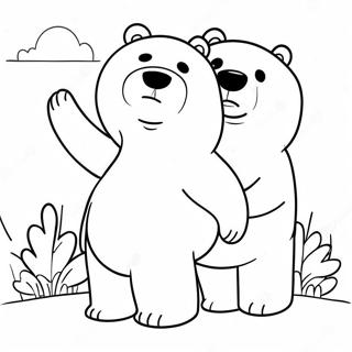 Kolorowanka Z We Bare Bears 24073-22167