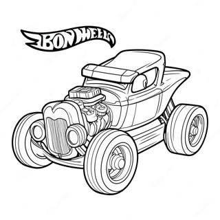 Kolorowanka Z Bone Shaker Hot Wheels 24635-22600