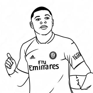 Mbappe Kolorowanki