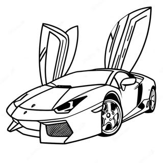 Kolorowanka Szybkie Lamborghini Wyscigowe 25146-23009