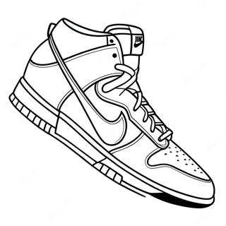 Kolorowanka Nike Dunks 25485-23278