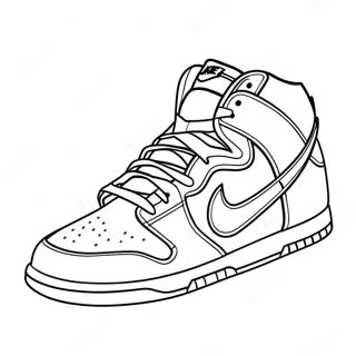 Kolorowanka Nike Dunks 25485-23280