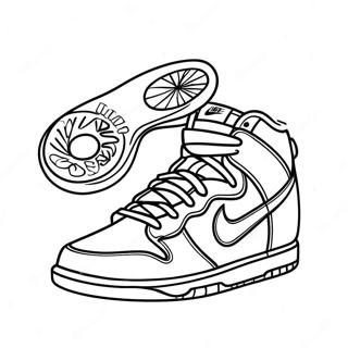 Kolorowa Kolorowanka Nike Dunks 25486-23470