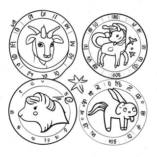 Kolorowanka Znakow Zodiaku 25747-23670