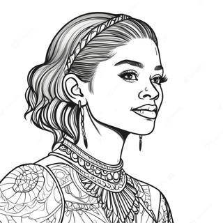 Zendaya Kolorowanki