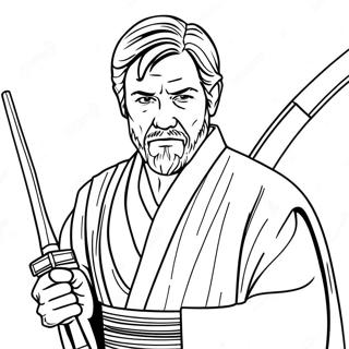 Kolorowanka Obi Wan Kenobi 26652-24380