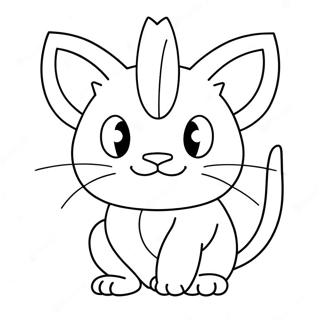 Kolorowanka Pokemona Meowth 26712-24428