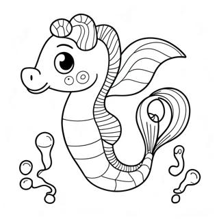 Urocza Kolorowanka Seahorse Plywajaca 2688-2190