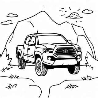 Toyota Tacoma Kolorowanki