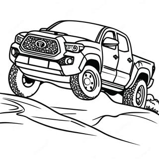 Klasyczna Kolorowanka Toyota Tacoma W Terenie 27334-24917