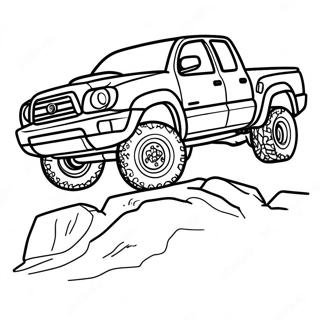 Klasyczna Kolorowanka Toyota Tacoma W Terenie 27334-24920