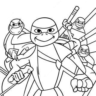 Wzrost Tmnt Kolorowanki