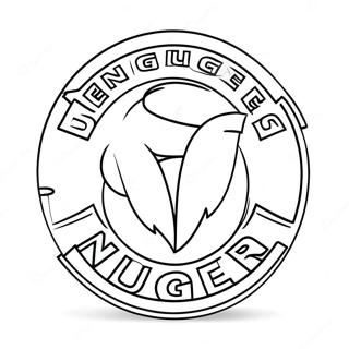 Kolorowanka Logo Denver Nuggets 28004-25435