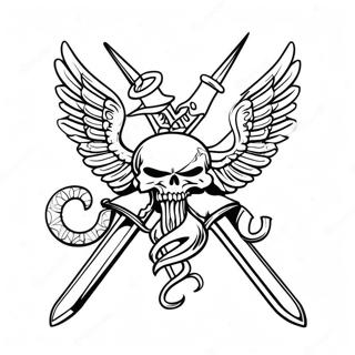 Kolorowanka Logo Metallica 28184-25580