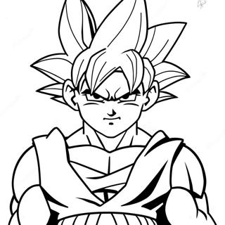 Kolorowanka Goku Super Saiyan 4 28405-25748