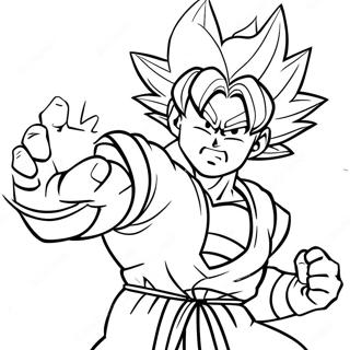 Goku Super Saiyan 4 W Akcji Kolorowanka 28406-25749