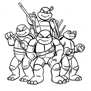 Tmnt 2012 Kolorowanka 28465-25794