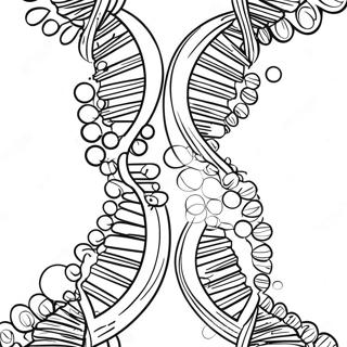 Kolorowanka Podwojnej Helisy Dna 29458-26573